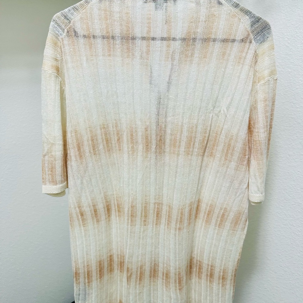 John Varvatos Cream Casual Button Down Shirt - Picture 4 of 11